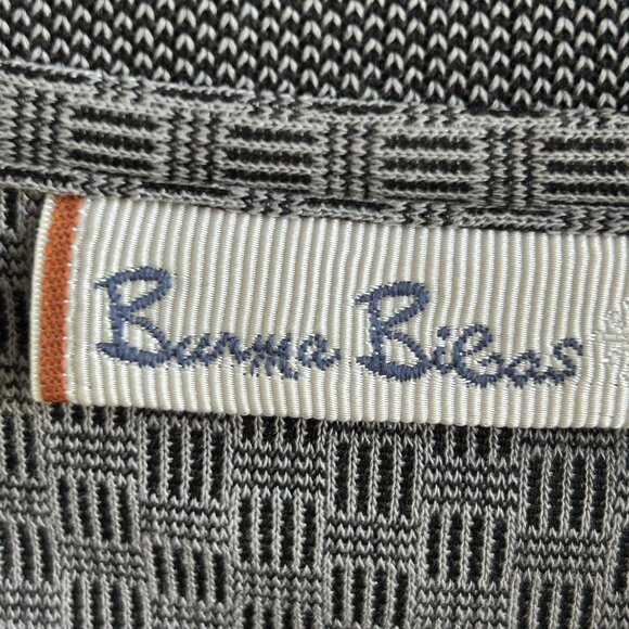Burma Bibas Men's Vintage Geometric Print Polo Golf Shirt Size Medium - Picture 2 of 6
